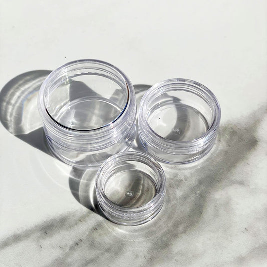 Clear Glamour Containers