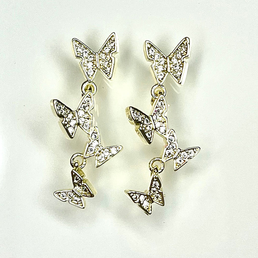 Butterfly Crystal Drops- Kawaii Charms