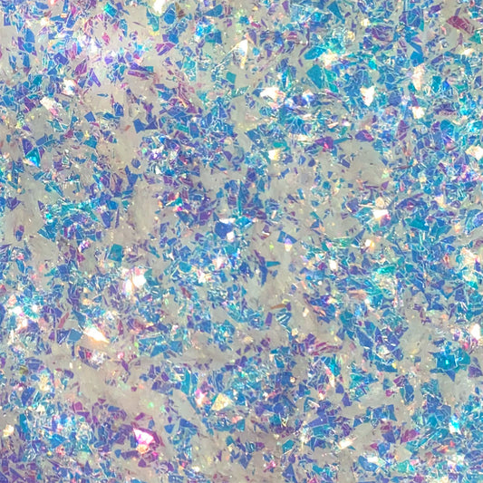Iridescent Blue Shard Cut Glitter